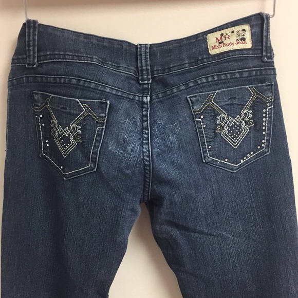 Miss Rudy Size 9 Jeans Dark Wash - Picture 4 of 4